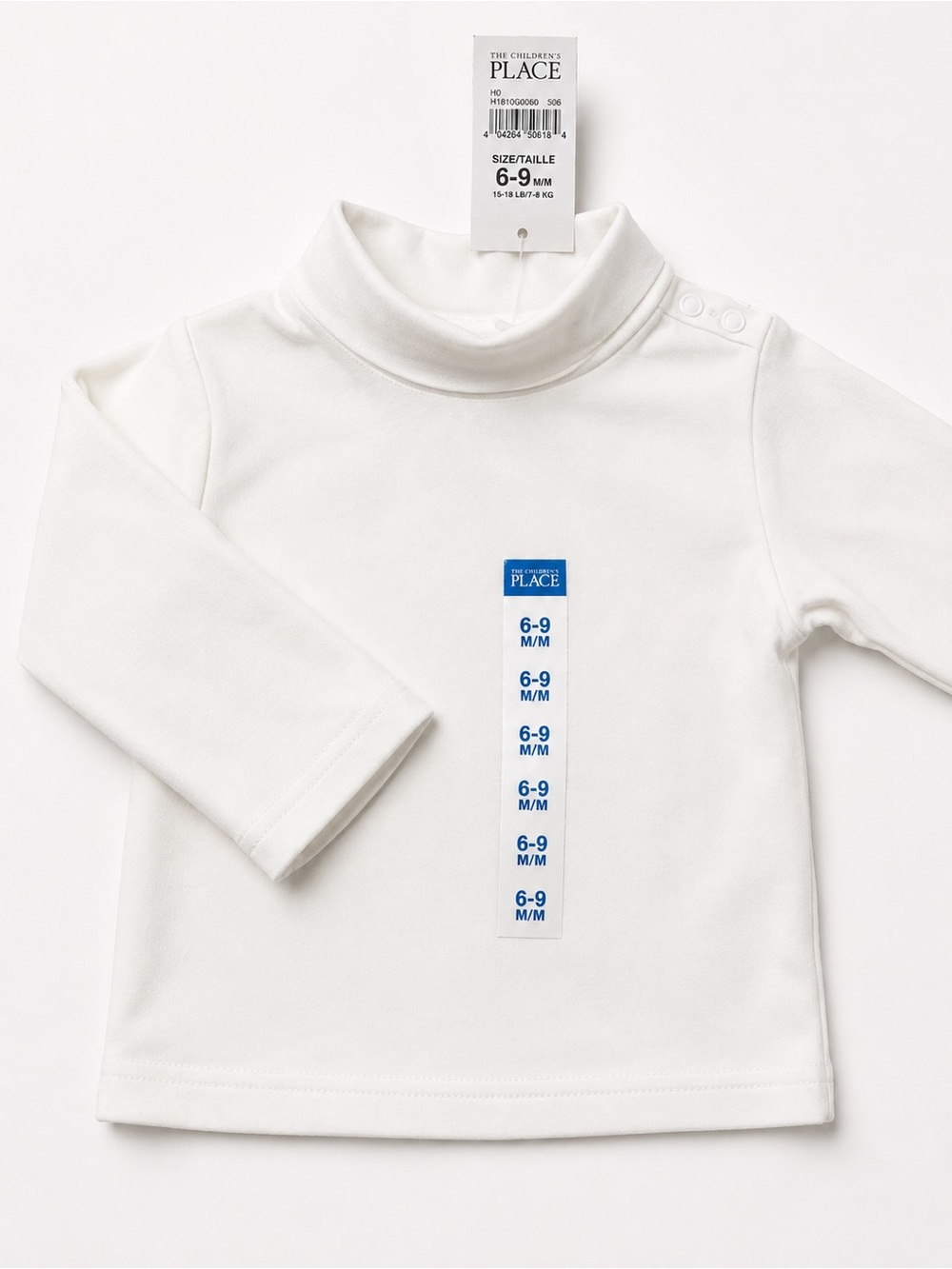 The Children's Place White Long Sleeve Turtleneck Top